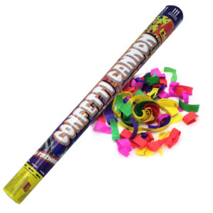 Tun confetti multicolor 60 cm, panglici